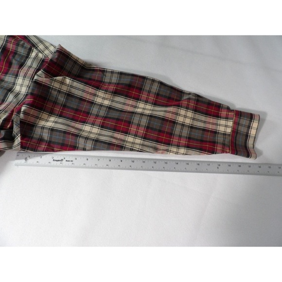 Jos. A Banks Travelers Collections Large Mens Shirt Plaid Oxford DadCore Grandpa - Picture 8 of 10